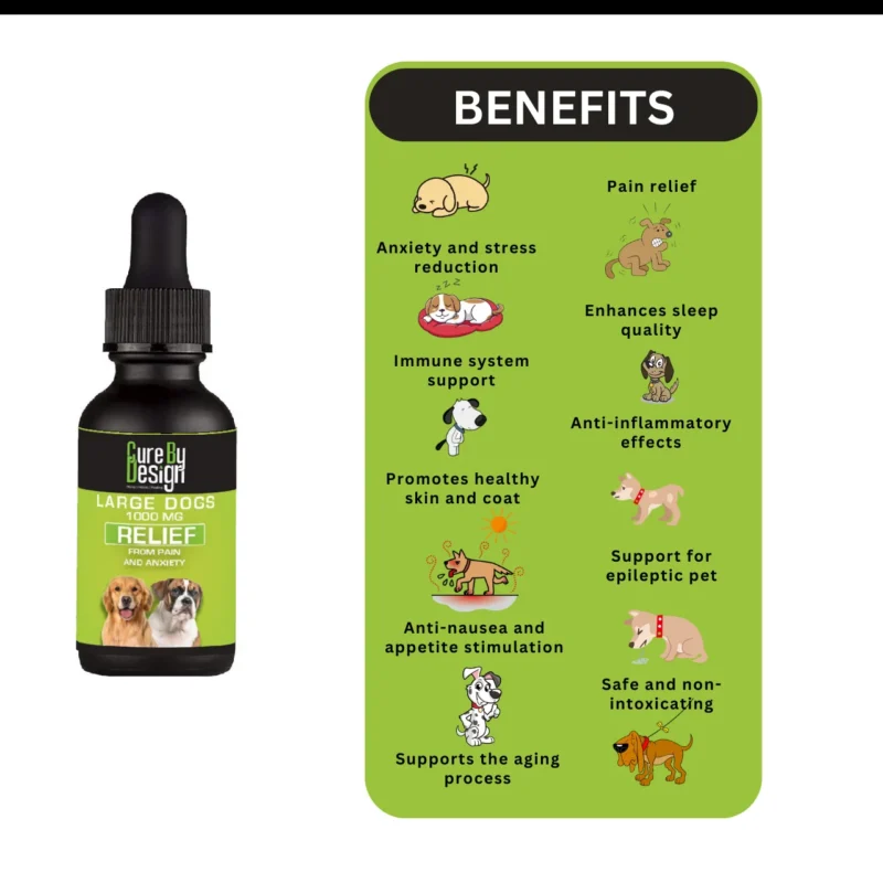 Relief 1000mg CBD for Large Dogs - Image 3