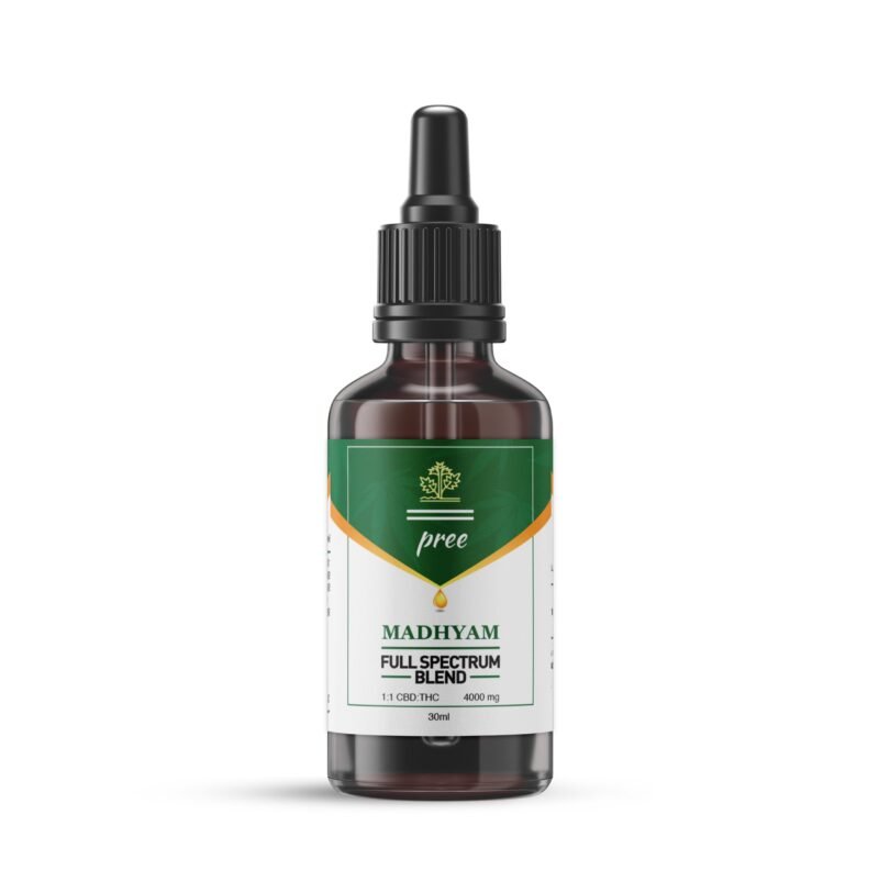 Pree Madhyam 1:1 CBD:THC Full Spectrum Blend 4000mg - Image 5